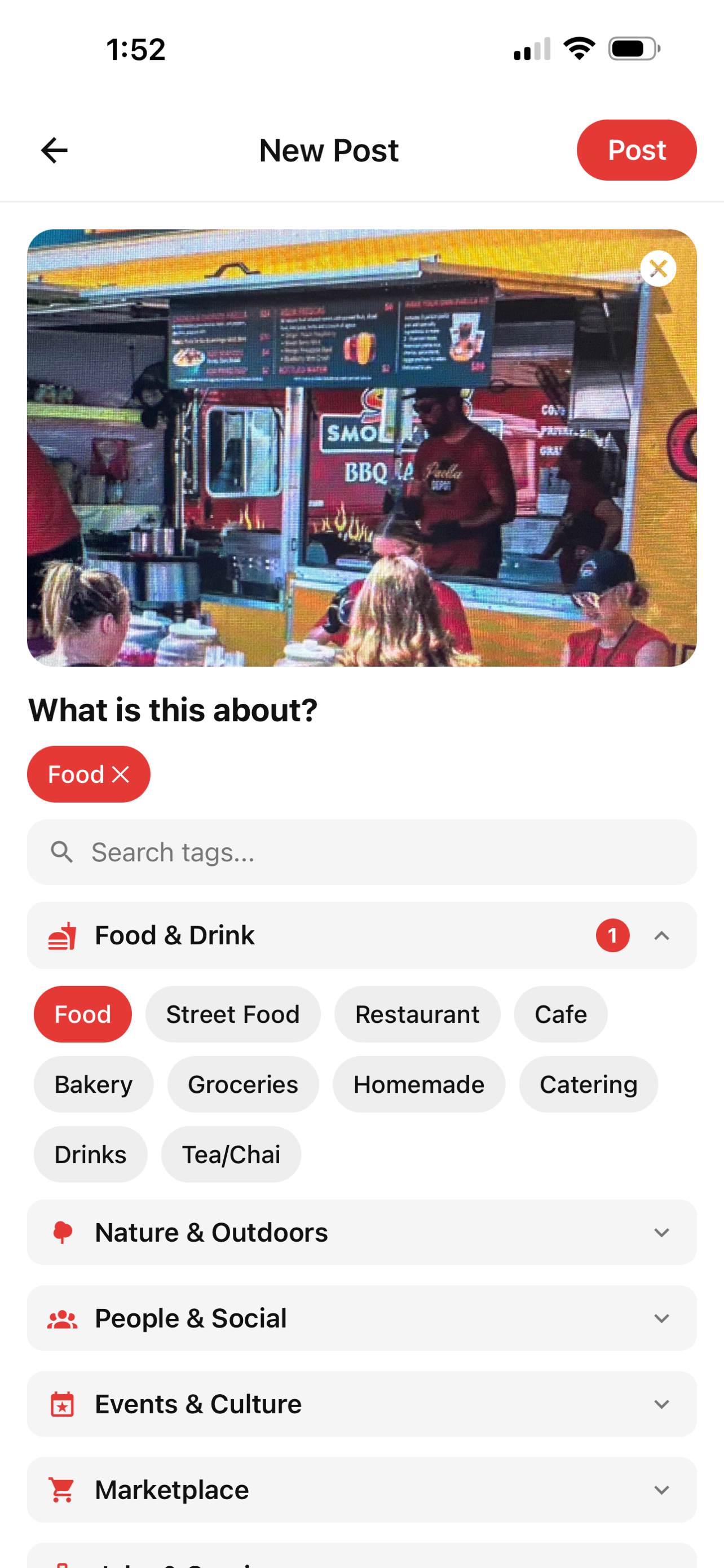 Share posts with your community